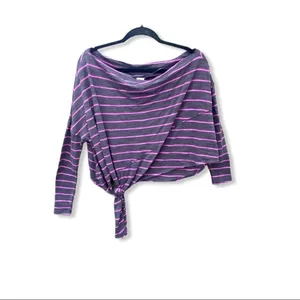 Free People Love Lane‎ Striped One Shoulder Top thumbnail 11