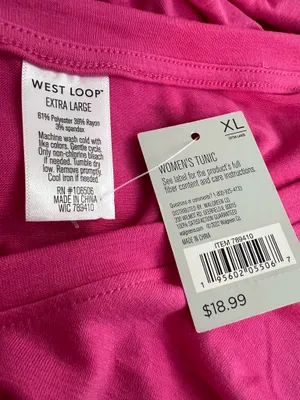 Westloop Ladies Pink Top thumbnail 5