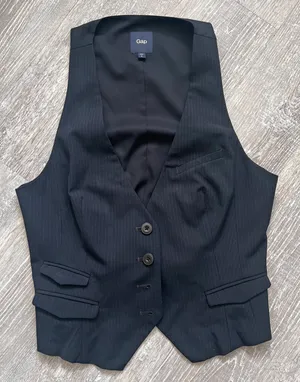 Gap Pinstripe Vest thumbnail 1
