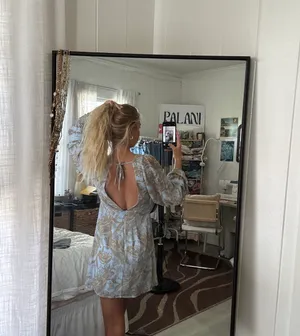 Long Sleeve Wedding guest Dress thumbnail 4