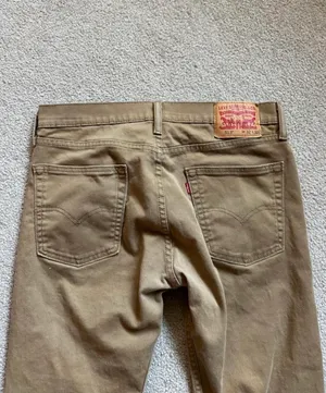 Levi’s Tan Straight Leg Jeans thumbnail 6