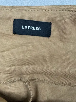 Express Ponte Pants XL Pecan Brown High Rise Pull On Slim Ankle NWT thumbnail 6