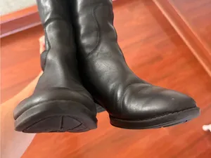 Sam Edelman Black Tall Leather Riding Boots - Womens 8M thumbnail 8