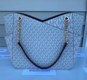 Michael Kors Jet Set Travel Large X Chain Shoulder Tote -Vanilla thumbnail 2