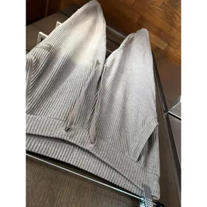Alo Yoga Muse sweatpants in a neutral ivory‎ color women's medium thumbnail 2
