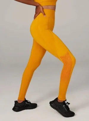 Savage X Fenty “Golden Era” Band It High Waist Leggings Size Medium thumbnail 1
