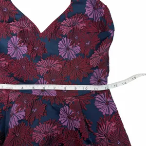 Nicole Miller Wildflowers Sweetheart Floral Jacquard Fit & Flare Dress Size 0 thumbnail 10