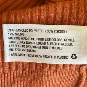 A New Day Burnt Orange Cropped Knit V-Neck Sleeveless Womens’ Tank Top L # 1507 thumbnail 8