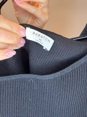 Babaton Aritzia One-Shoulder Sculpt Knit thumbnail 3