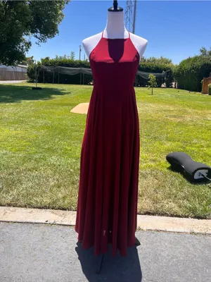 Lulus mythical kind of love burgundy maxi dress thumbnail 3