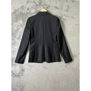 J.Crew Black Wool Blazer Tailored Career Quiet Luxury Minimalist Classic 2 Tall‎ thumbnail 5