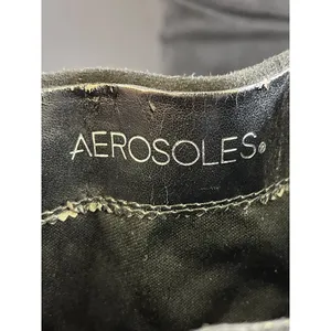 Aerosoles Running Play Womens Black Leather Heeled Boots Size 9.5M SKU 6433 thumbnail 6