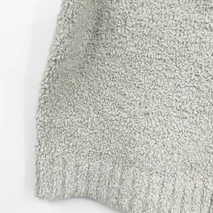 SKIMS Womens Sage Green Cozy Knit Boucle Lounge Scoop‎ Crop Tank Top Size L/XL thumbnail 2