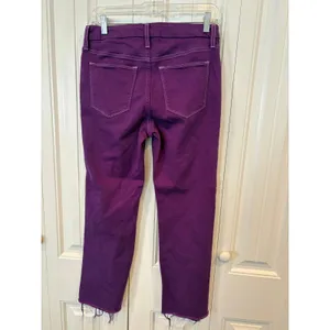 Joes Jeans Purple Flawless High Rise Honey Curvy Cropped Boot Jeans‎ Size 29 thumbnail 2