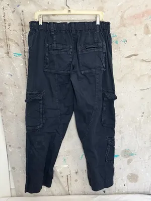 Free People Tahiti Cargo Pant in Black thumbnail 7