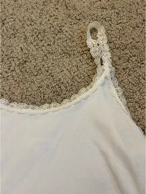 Target Basic tank top lace white thumbnail 3