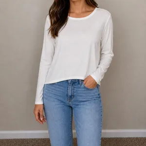 Sincerely Jules Lux‎ White Long Sleeve Top Size M thumbnail 5