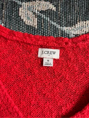 J. Crew Red V-Neck Sweater Tank Size S thumbnail 6