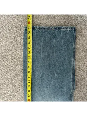 Pacsun Casey Low Rise Baggy Jeans Ripped Indigo NWT Size 24 thumbnail 9