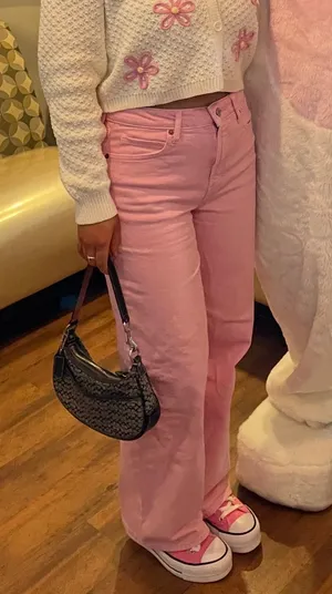 Old Navy Pink Jeans thumbnail 1
