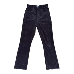 MOTHER The‎ Hustler Ankle Fray Corduroy Pants Hopscotch Brown High Rise Flare 25 thumbnail 2