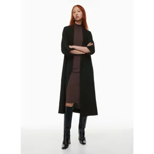 Babaton Aritzia Black Khalo Robe Trench Jacket Overpiece XXS thumbnail 11