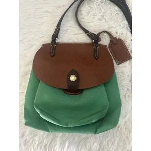 Dooney & Bourke Alto Small Nylon/Leather Crossbody Saddle‎ Crossbody Purse Bag thumbnail 2