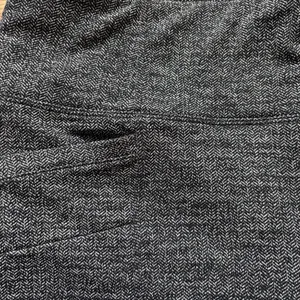 Athleta Herringbone Metro‎ High Rise Legging Size XL Pockets Black Tights 73371 thumbnail 11