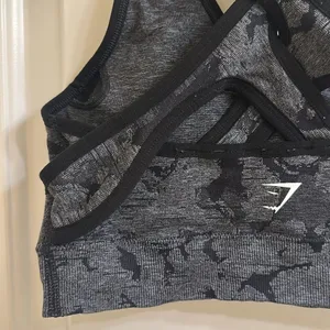 Gymshark Adapt Camo Seamless Sports Bra Black Size Small thumbnail 8