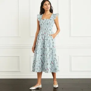 💕HILL HOUSE HOME💕 The Ellie Nap Dress ~ Pond Floral Print XS thumbnail 11