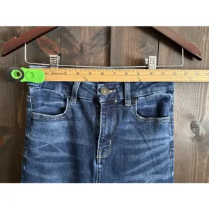 American Eagle‎ AE Next Level Stretch Curvy High Rise Jegging Dark Wash Size 0 thumbnail 5