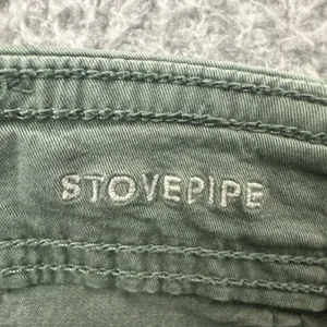 American Eagle Stovepipe Utility Pants Green Gorpcore Wide Leg Women's 16 x 30 thumbnail 5
