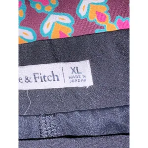 Abercrombie & Fitch Black Athletic Skort XL Mini Skirt Built-in Shorts Side Slit thumbnail 5