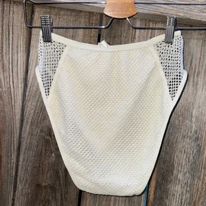 BECCA Crochet High Waist Bikini Bottoms Size Small thumbnail 4