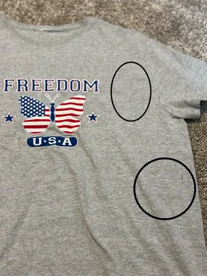 (No Brand) Freedom USA Graphic Tee: Best for Size L/XL thumbnail 3