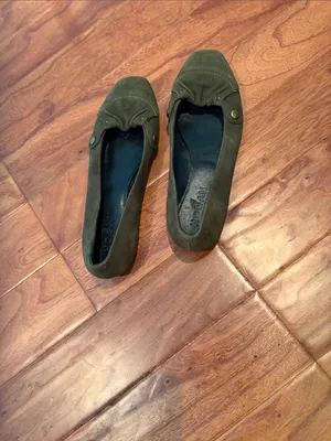 Hogan Olive Green Suede Ballet Flats🫒 thumbnail 8