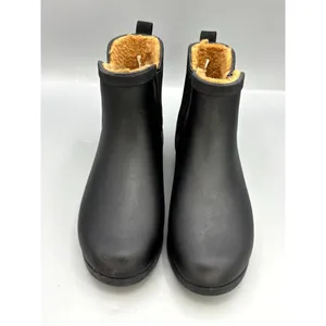 Chooka Delridge Womens Chelsea Rain Boots Sz 8 Black Waterproof Boots C11201531B thumbnail 3