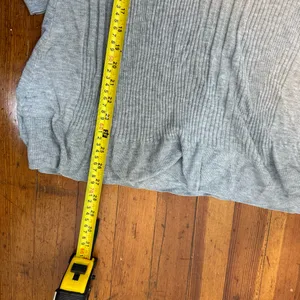 Apt. 9 Light Gray Ribbed Turtleneck Long-Sleeve Dress thumbnail 7