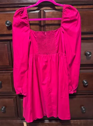 Reformation Kenzi Dress Pink thumbnail 5
