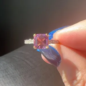 Amethyst Ring Sterling Silver 925 thumbnail 1