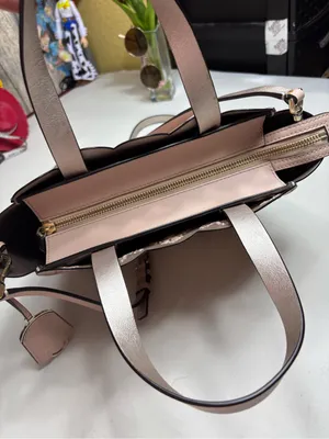 Kate Spade New York Scalloped Leather Satchel Crossbody Bag - Blush Pink thumbnail 10