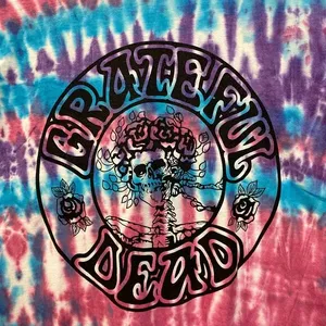 Grateful Dead Big Bertha Cover Art Jam Band Rock Tie Dye M thumbnail 2