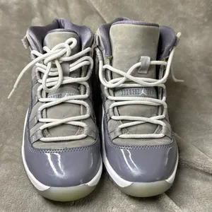 Nike Air Jordan 11 XI Retro PS Cool Grey Youth Basketball Sneakers 1.5Y thumbnail 2