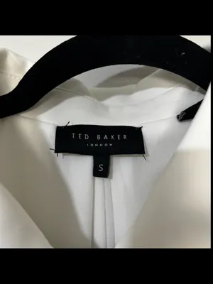 Ted Baker Laguna Scuba Knit Dress Button Up Size S thumbnail 5