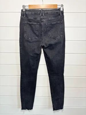 Good American Black Skinny High-Rise Jeans Size 6/28 thumbnail 3