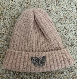 Pink Butterfly Beanie thumbnail 1