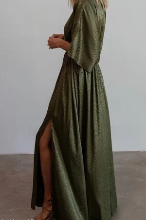 Baltic Born Silk Printed Maxi Dress thumbnail 2