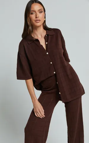 New Showpo Tommy Cotton Two Piece Set Knit Top And Pants Size Medium MSRP $109 thumbnail 5