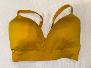 Athleta Yellow Low Impact Adjustable Sports Bra thumbnail 1
