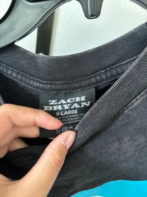 Zach bryan official tour merch Black Size XL thumbnail 2